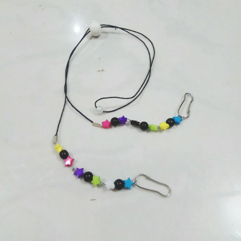 Tali Strap kalung bintang masker - Kalung masker