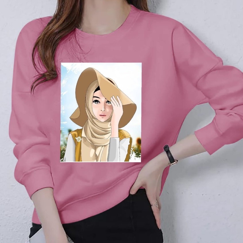 FASHION COOLS - BISA COD ~ BAJU ATASAN HIJAB LULU GIRL LENGAN PANJANG TERBARU-KAOS DISTRO WANITA LENGAN PANJANG KEREN MASA KINI-BAJU CEWEK TERLARIS