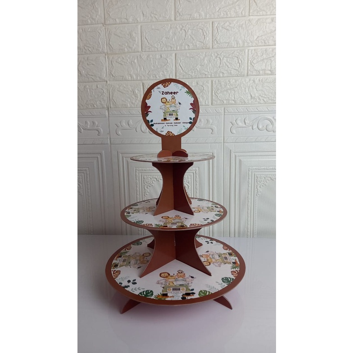 cupcake stand jungle / cupcake tier jungle / cupcake stand custom jungle