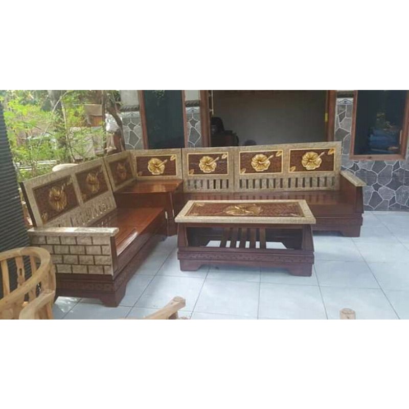 Furniture kursi sofa tamu model sudut Piramid / kursi tamu harga 2 jutaan / kursi tamu minimalis / m