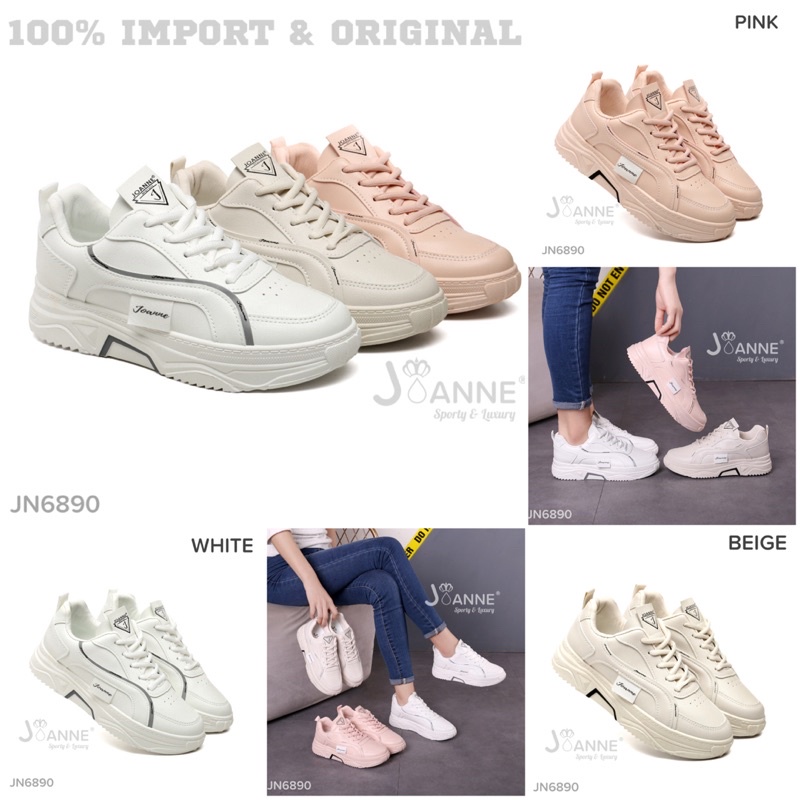 [ORIGINAL] JOANNE Sporty Sneakers Shoes Sepatu Wanita #JN6890