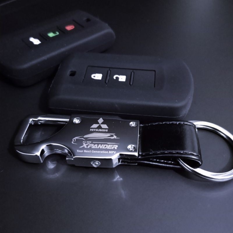 Gantungan kunci kulit Mobil MITSHUBISHI XPANDER  premium