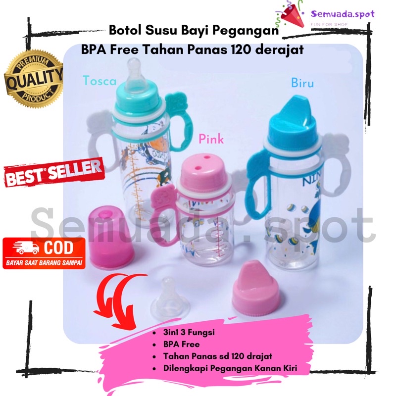 Jual Botol Susu Bayi Pegangan In Botol Susu Multiguna Botol Pegangan