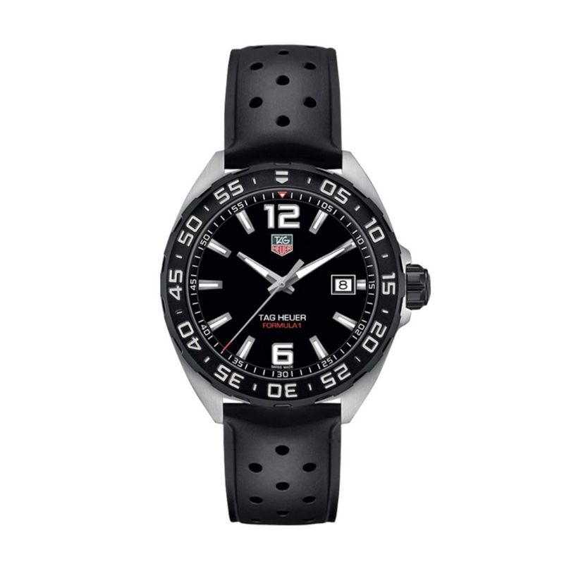 Tag Heuer Formula 1 Black Dial with Rubber Quartz 41 - New in Box