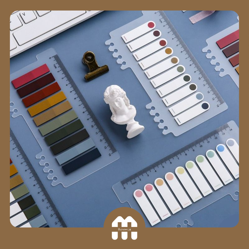 

200 Sheets Sticky Notes Pastel | Translucent Color Index