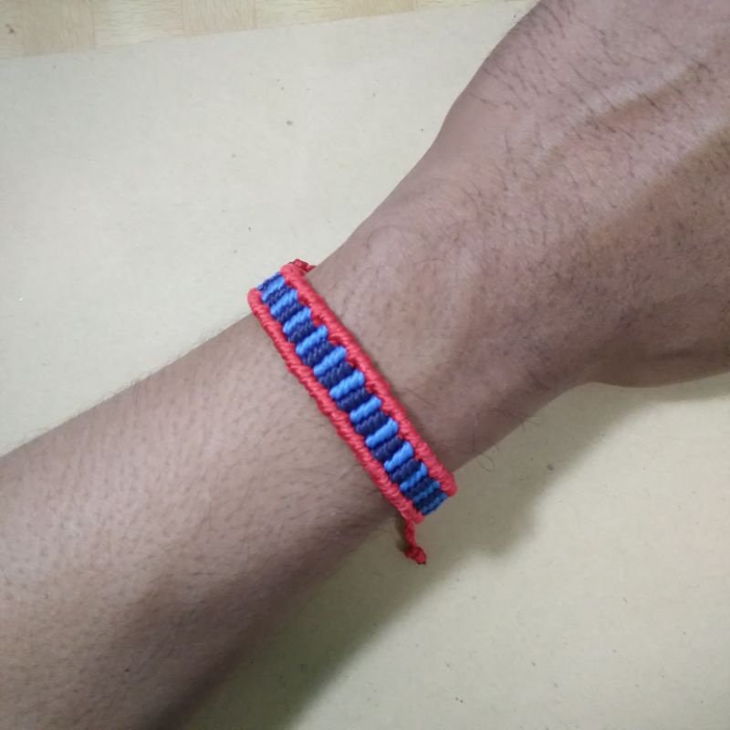 Gelang Tali Pria Wanita Unisex Murah Macrame Benang Polyester