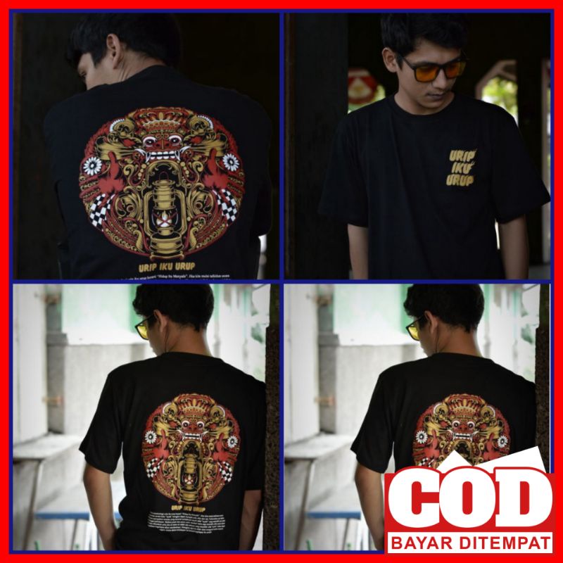 Baju Kaos Santri Motif Urip Iku Urup Ukuran S M L dan XL Lengan Panjang Salafi Salafy Request Nama B