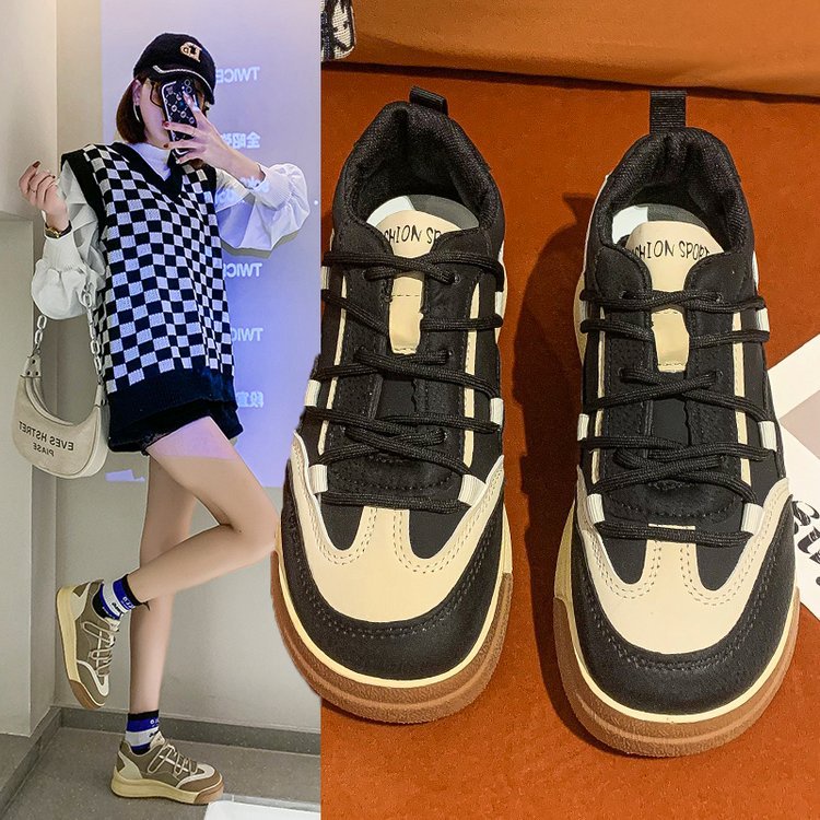 COD Sneakersdaily FS8802 Sepatu Sneakers Wanita Premium Casual Shoes