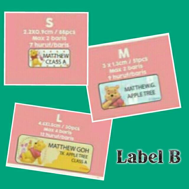 

Label Nama Custom - Stiker Nama Custom (edisi B)