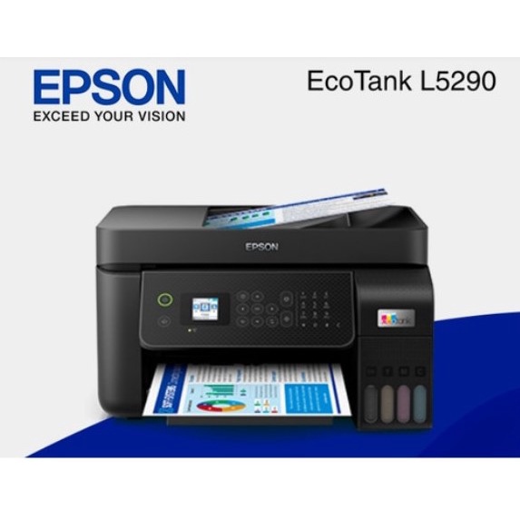 PRINTER EPSON L5290 INK TANK PRINT SCAN ADF F4 COPY WIFI RESMI EPSON