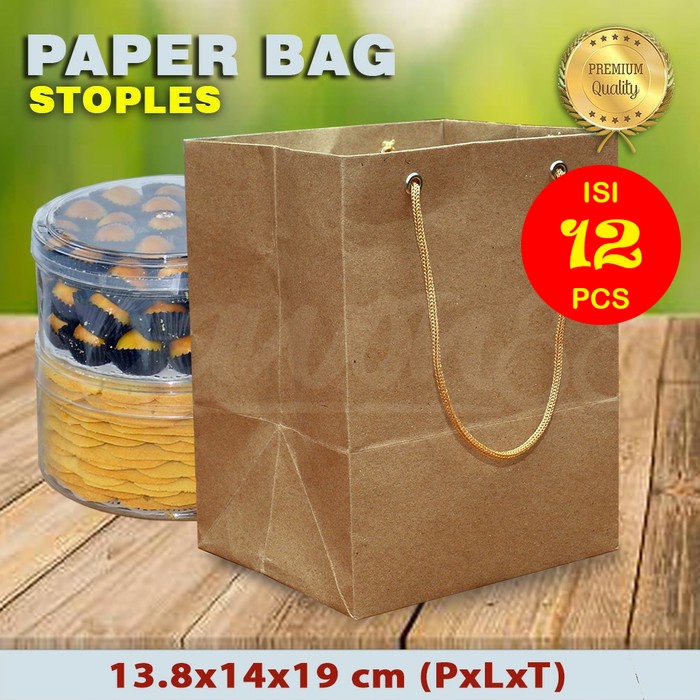 

Paper Bag Kue Kering - COKLAT isi 2 (12 pcs)