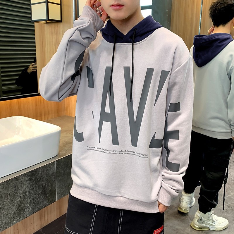 VIGOOO (1KG BISA 4 PCS) SWEATER PRIA LENGAN PANJANG SAVAGE / HOODIE PRIA LENGAN PANJANG BAHAN FLEECE