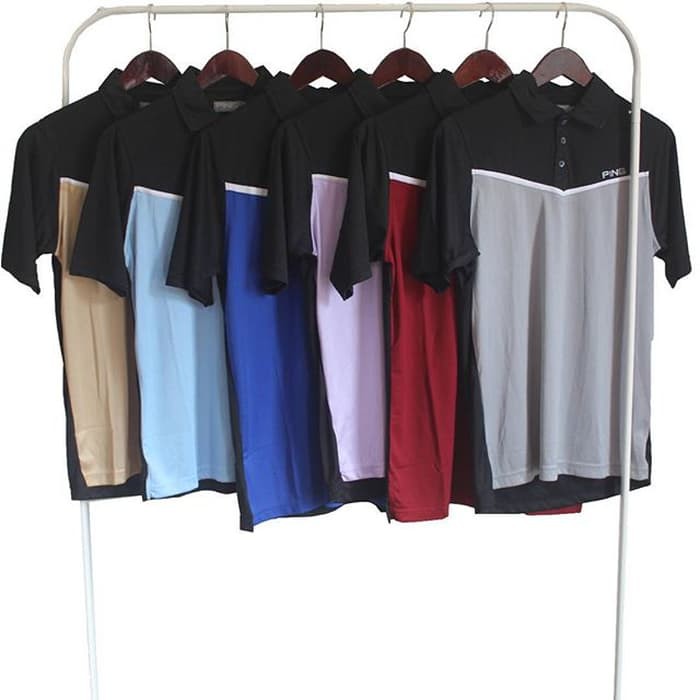 Men Polo Tshirt Ping Golf Collection Original / Baju Golf Ping Bigsize