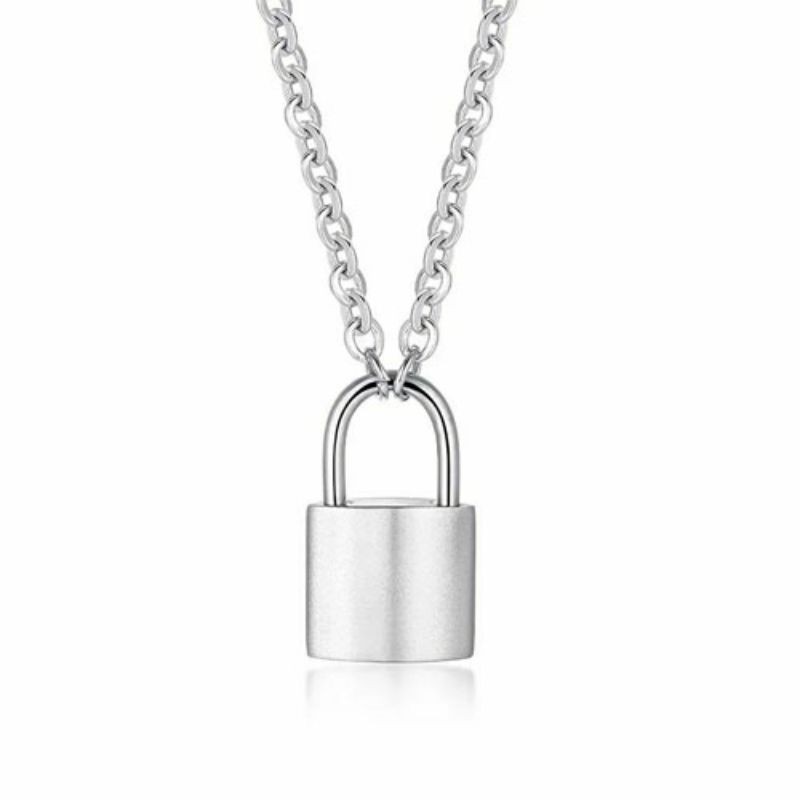 Kalung Gembok Korea Padlock Necklace Korean 1 Layer PGM K71