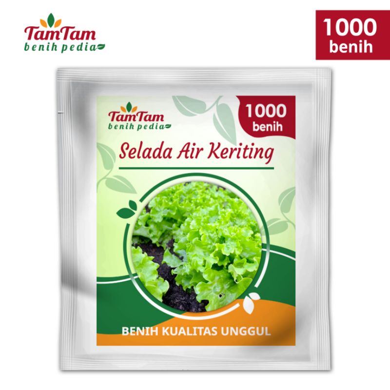 Benih Selada Air Keriting hidroponik (1000 benih)
