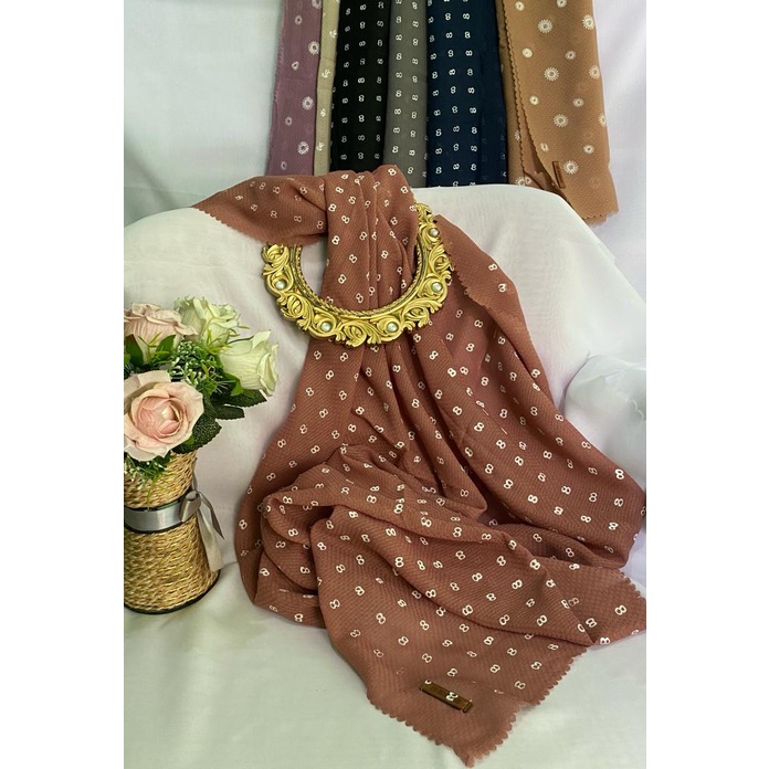 Afifah Id Store Segi empat Rubycon Potton premium hijab wafle premium hijab segi empat waffle motif terbaru kerudung segi empat wafel potton motif permium  kerudung terbaru