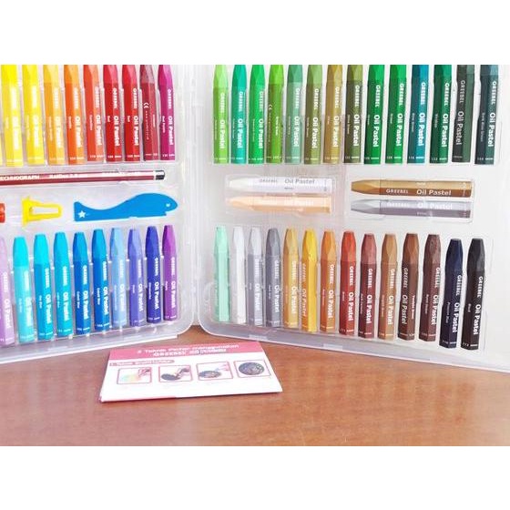 

℮ Crayon / Oil Pastel Grebel 55 Warna ⅍