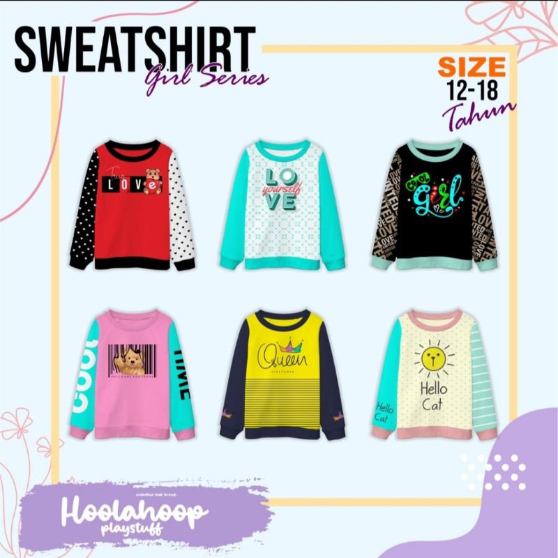 SWETSHIRT GIRL SERIES HOOLAHOOP*