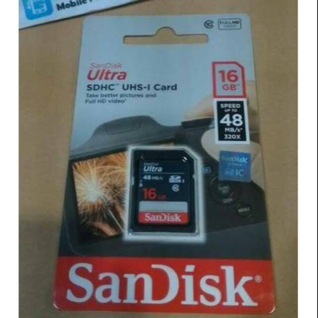 SD CARD SANDISK 16GB