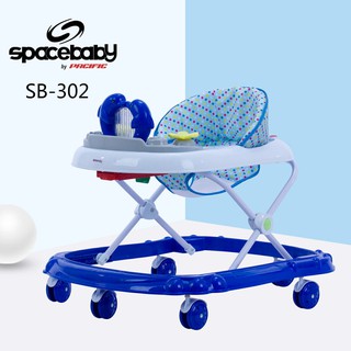 Baby Walker Spacebaby SB 302 Ic Music Lampu Mainan  Bulan 