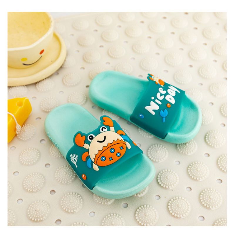 Sandal Karet Slop Anak Crab Import Higt Quality S2