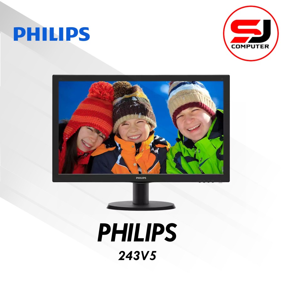 Monitor Philips 243V5 60 Hz 24&quot; VA LED Philips Built In Speaker