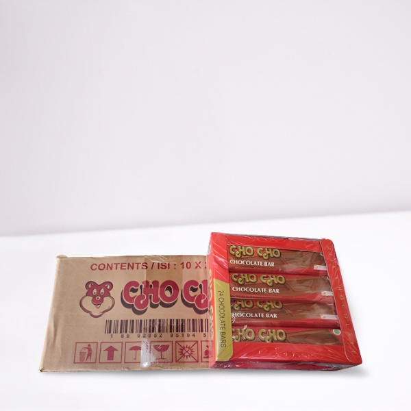 Snack Cho Cho chocolate bar per karton (10 box x 24pcs ) cemilan coklat barang enak dan murah