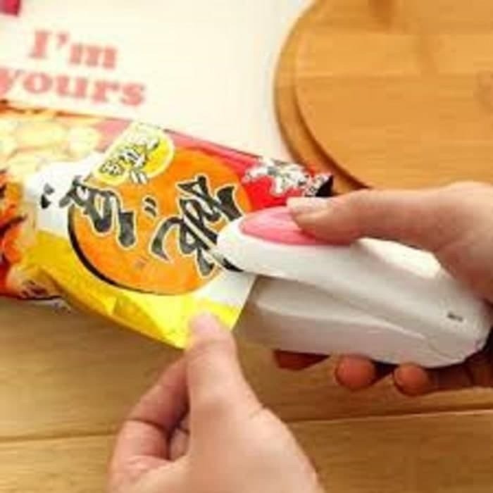 Hand Sealer Mini Perekat Plastik Pembungkus Snack Alat Press Mini Makanan