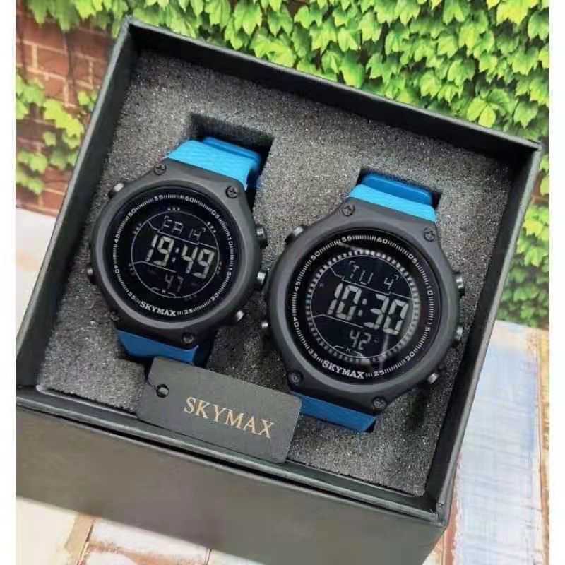 JAM TANGAN SKYMAX ORIGINAL PRIA Standart Militer Waterproof Anti Air 30 Meter