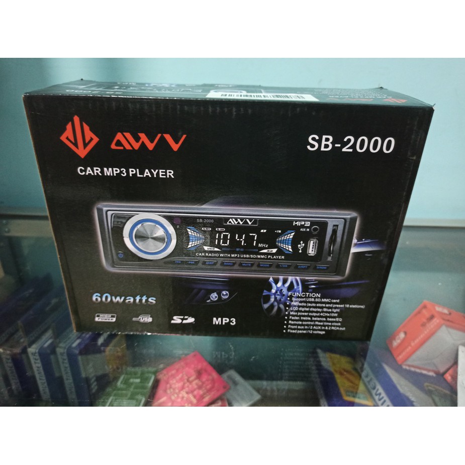 Tape Mobil HEADUNIT AWV MP3 USB RADIO MURAH BAGUS NEW TYPE