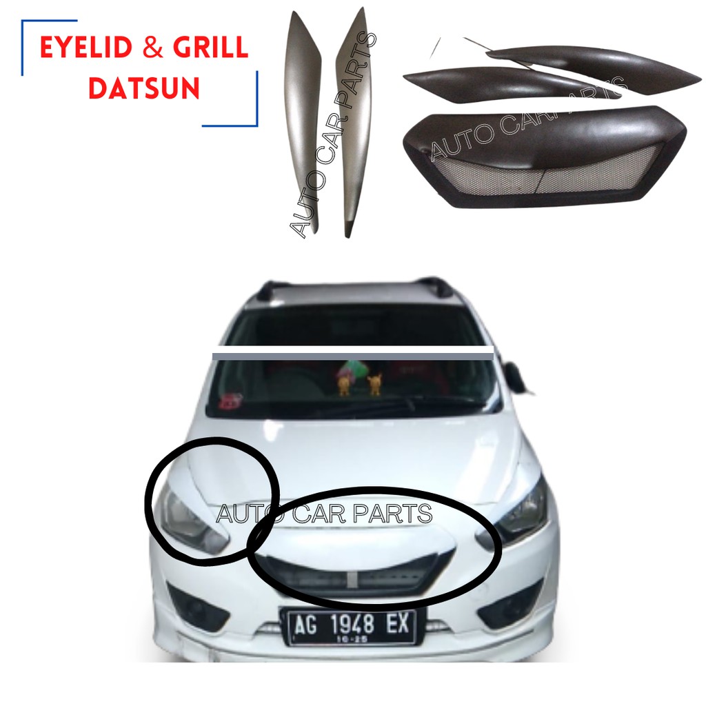 Eyelid Datsun Mata Sipit Datsun Alis Lampu Datsun Grill Datsun Grill Jaring Datsun bisa COD