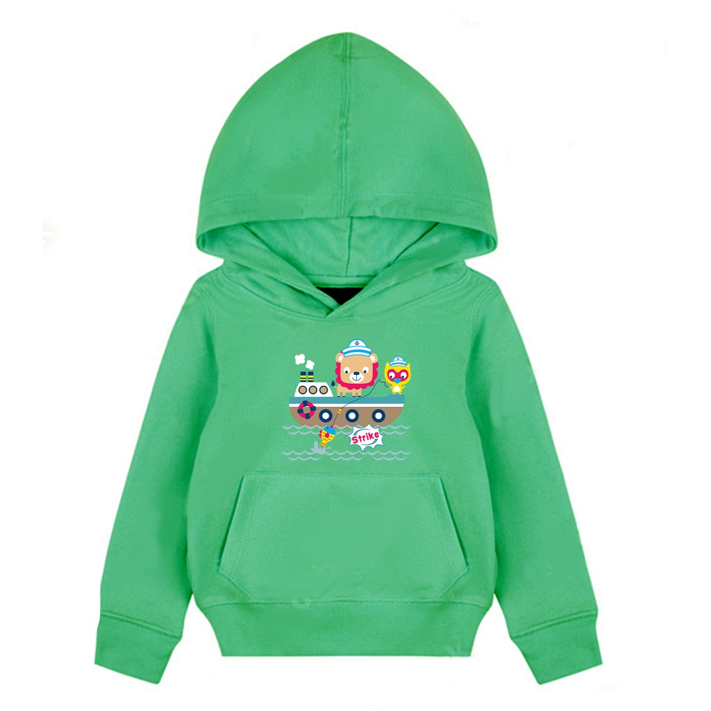 Hoodie Anak Strike Sweater Pakaian Fleece Anak M - XL