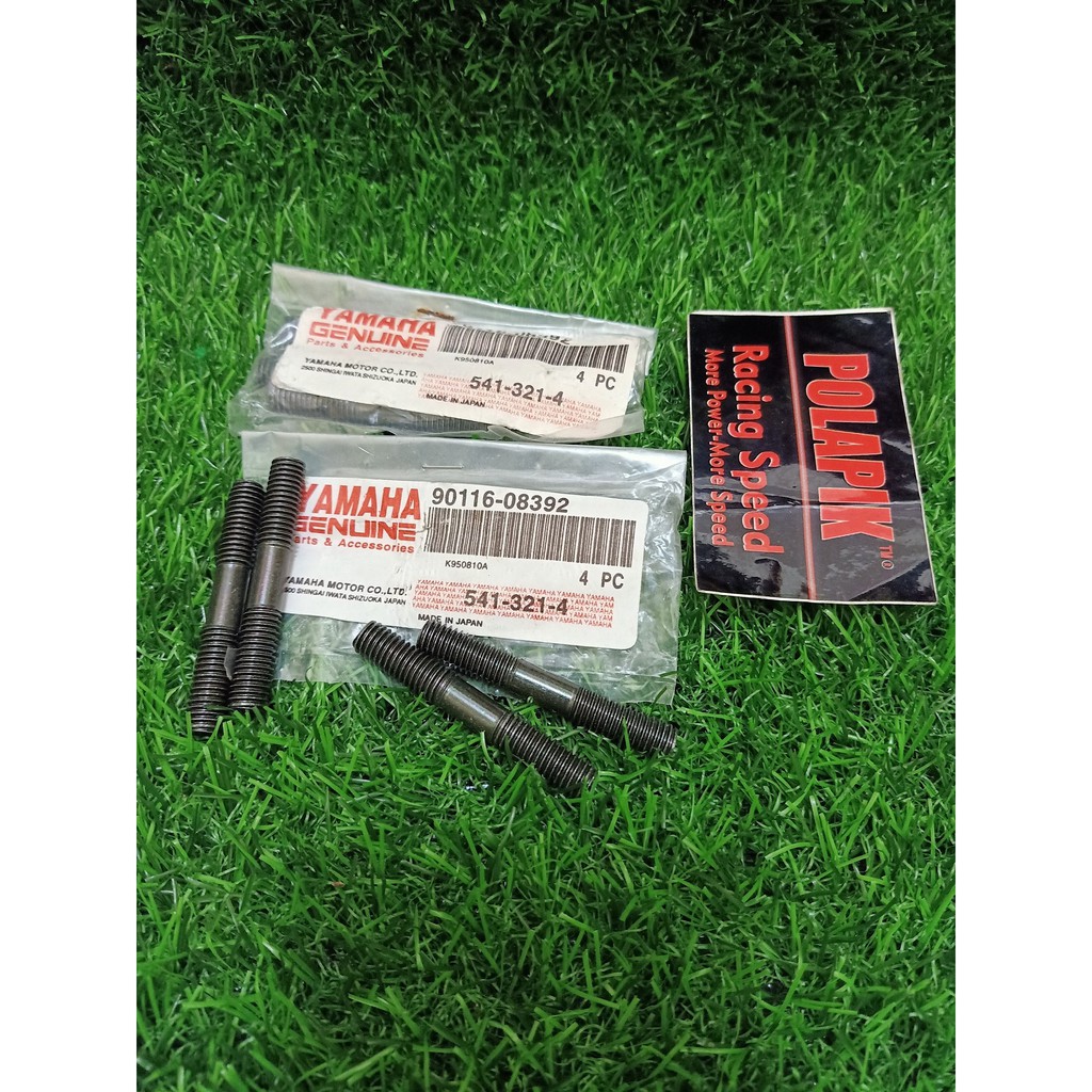 BOLT STUD BAUT TANAM BLOK HEAD RXKING BAUT TANAM BLOK RXKING 125Z TOUCH RX KING ALFA CHAMP FIZR F1ZR