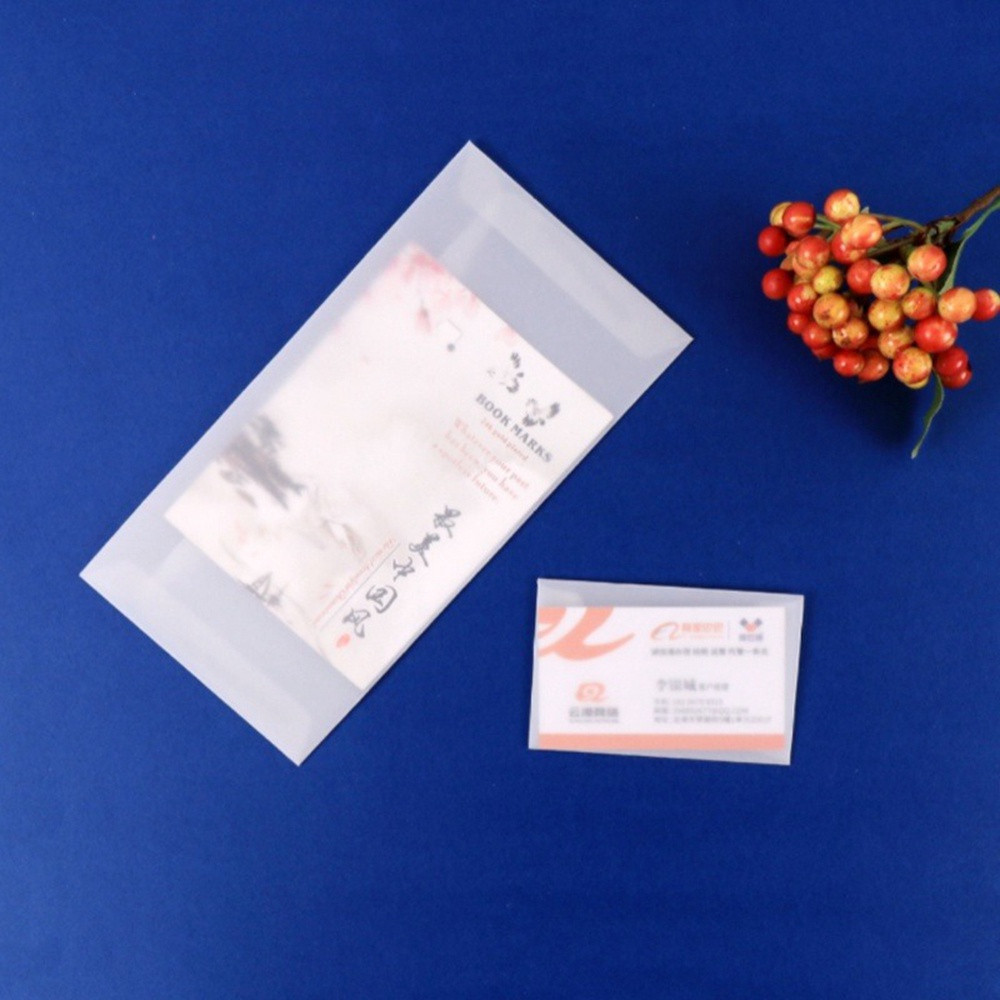 10pcs Amplop Kertas Tembus Pandang