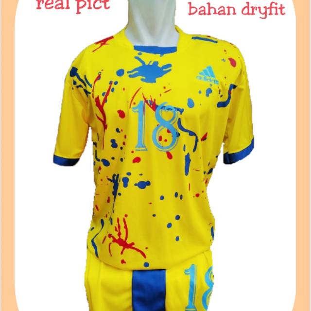 Baju Jersey set bola/futsal lengan pendek