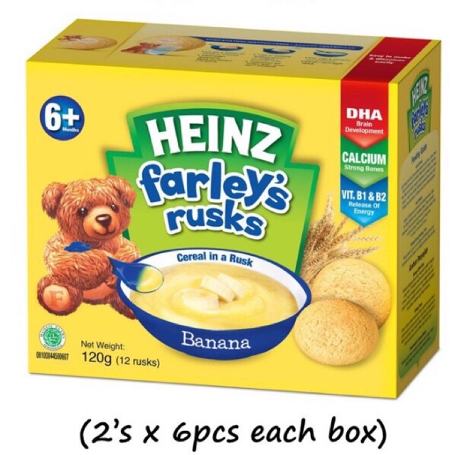 Heinz Farley’s Rusks Cereal In a Rusks Banana 120g