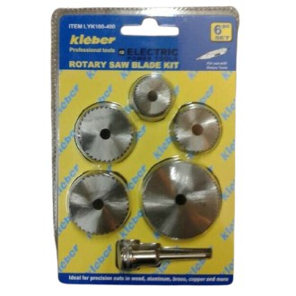 mini rotary saw blade 6pcs kleber / mata potong kayu mini