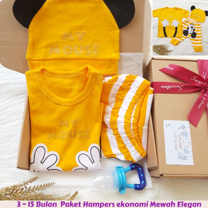 Termurah HAMPERS BAYI / HAMPERS UNISEX / Kado bayi / Giftset baby bahan adem