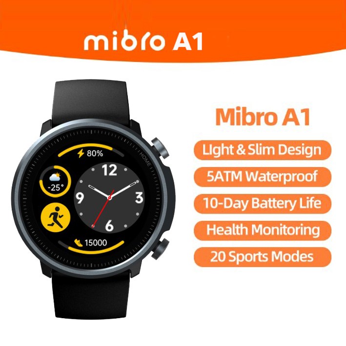 New Smart Watch Mibro A1 Jam Tangan Pintar Bluetooth Mibro A1 Smartwatch