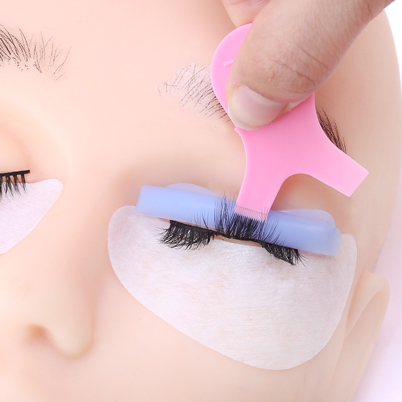 8pasang Eyelash Perming Pad Silicone Eyelashes Perming Curler Reusable Lash Lift Shield Pads Untuk Mengangkat Bulu Mata Langgeng