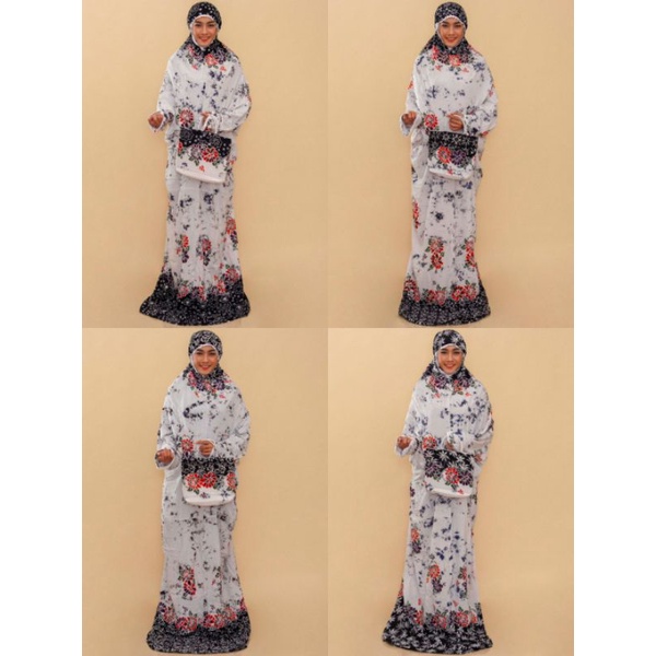 MUKENA JUMBO DEWASA LAJURAN ENCIM COLET BATIK PEKALONGAN