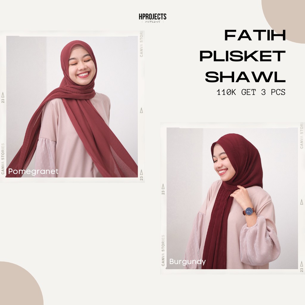 Hprojects - Fatih Pleats Shawl (Pashmina Plisket)