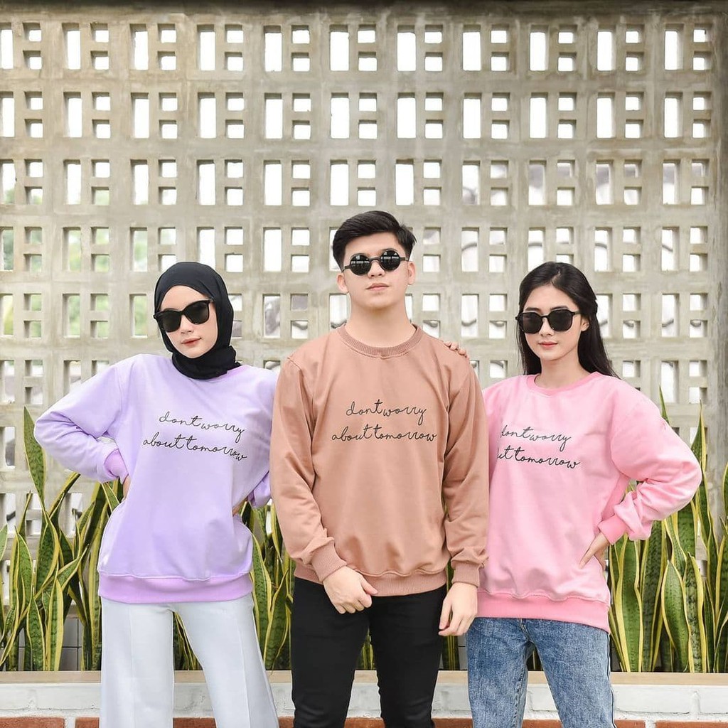 Nara Grosir - Dont Worry About Tomorrow | Fashion Terkini | Sweater Termurah