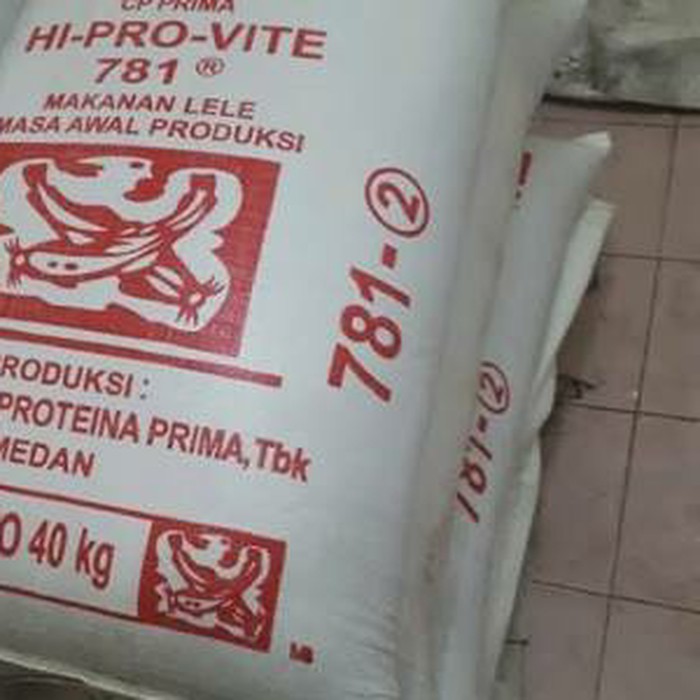 Pelet Ikan HI-PRO-VITE 781-2 Pakan Pellet Benih Bibit Lele Gurame Nila