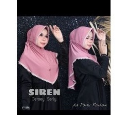 Jilbab serut renda ori padli