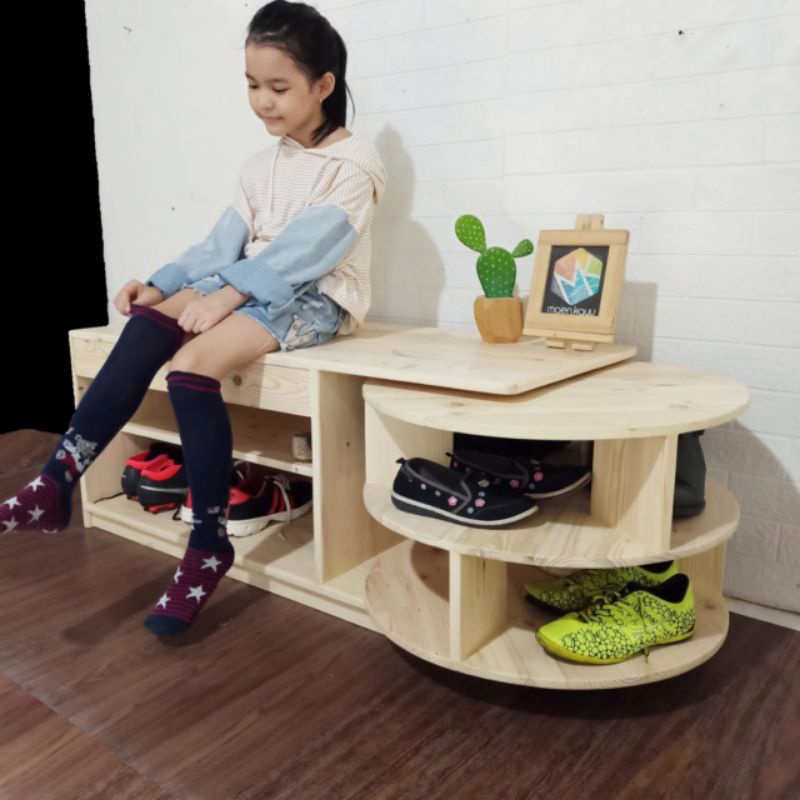Rak sepatu meja tv,kabinet,meja serbaguna,laci,lemari sepatu -  putar