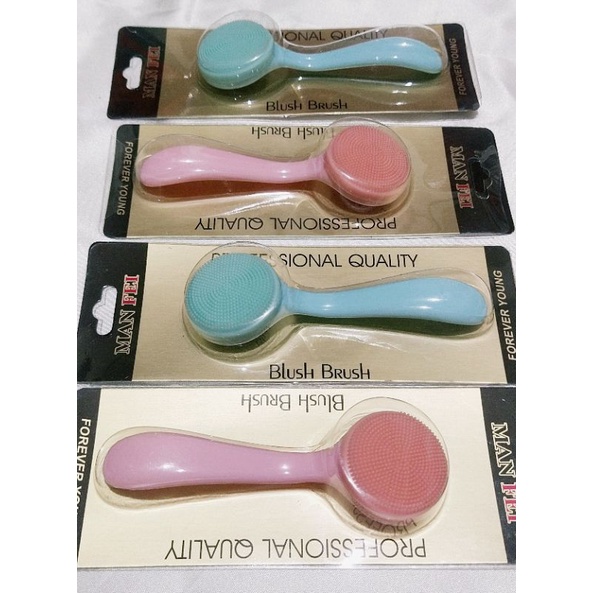 Vinztstore -Sikat Gagang Pembersih Wajah Sikat Wajah Manual Silikon Sikat Wajah Silikon Facial Brush Silicon Termurah bisa COD