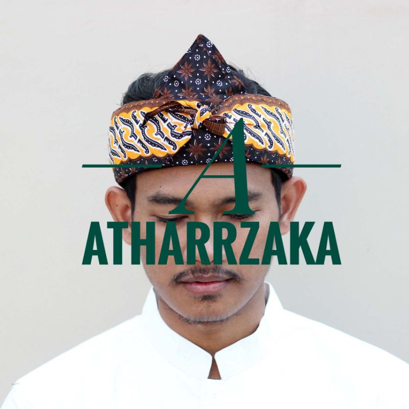 Blangkon Iket Sunda Makuta Wangsa Motif Kujang - Iket Udeng Kujang Makuta Wangsa