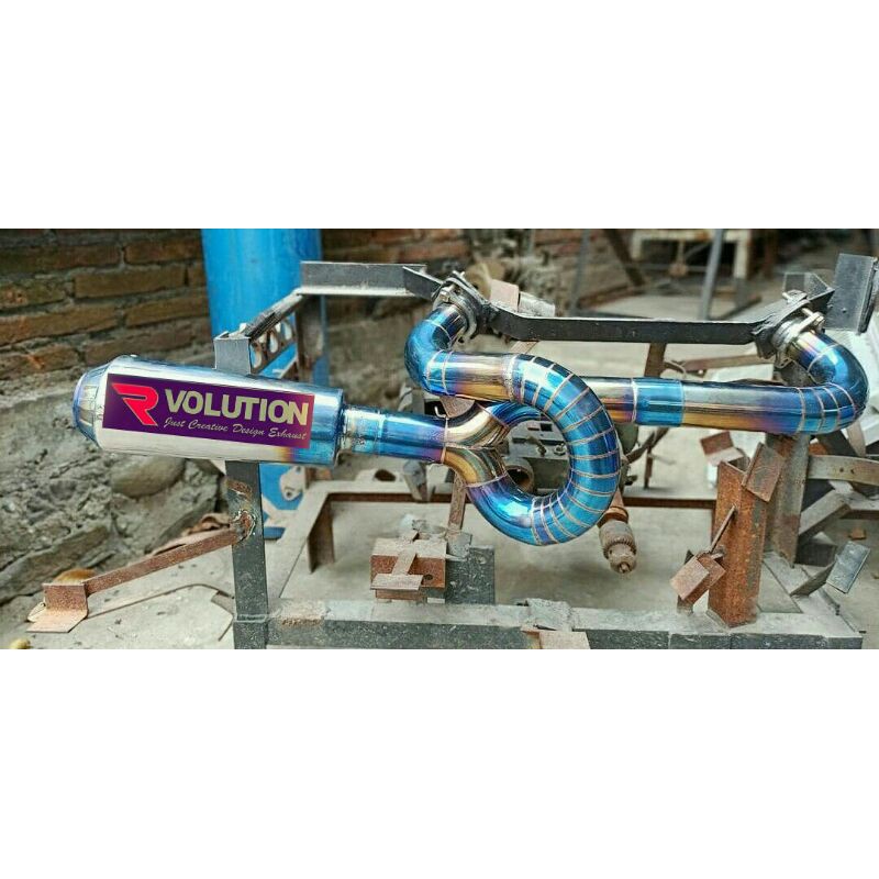 knalpot fullsystem Harley Davidson Sportster