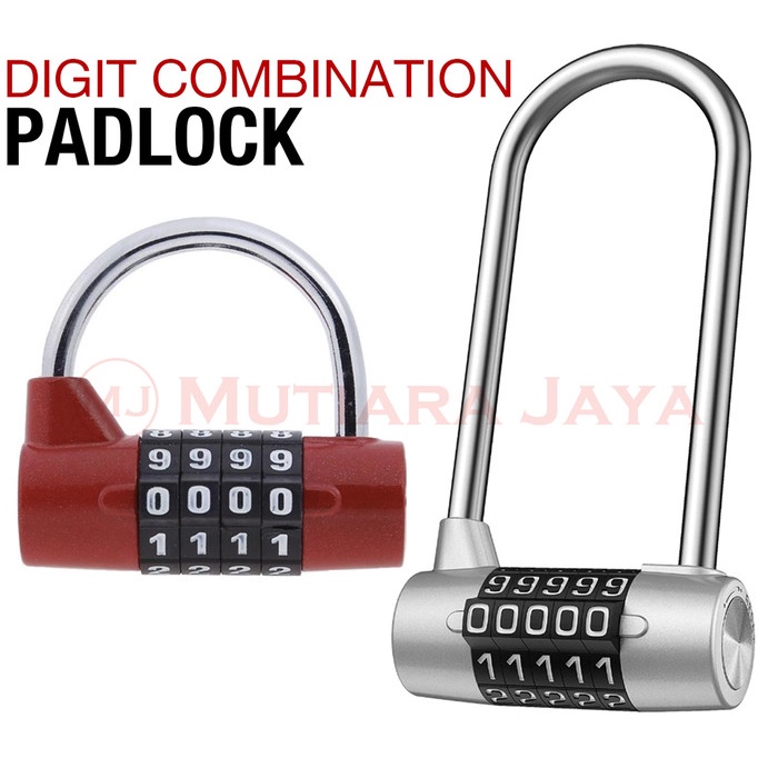 GEMBOK ANGKA DIGIT PINTU PAGAR RUMAH MULTIFUNGSI GEMBOK KOMBINASI TERBAIK